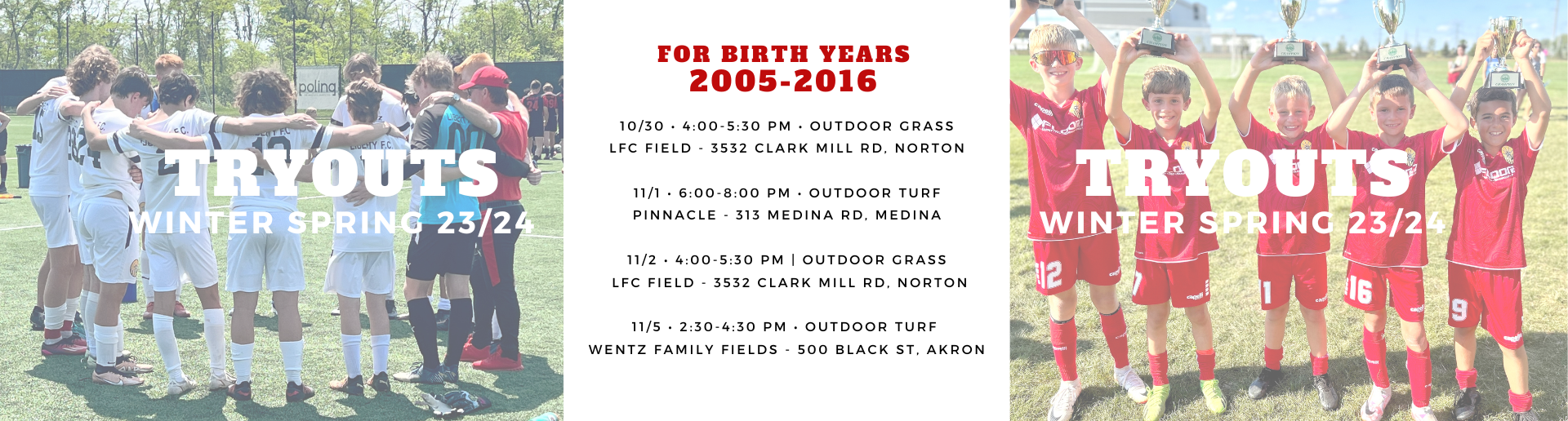 2023/24 Winter tryouts 